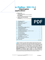 Technologie ZigBee / 802.15.4 Protocoles