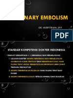 Pulmonary Embolism: Dr. Nurfitriani, SP.P