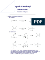 Hydration of Alkynes