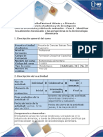 Guia de Actividades y Rubrica de Evaluación - Fase 3 - Identificar Los Alimentos Funcionales y Las Perspectivas en La Biotecnología Alimentaria