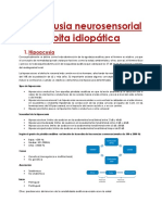 Hipoacusia Neurosensorial Súbita Idiopática