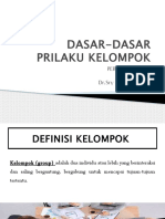 POR 7. Dasar Dasar Perilaku Kelompok