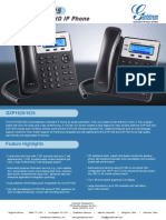 Grandstream Gxp1620 1625 Datasheet