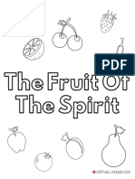 The Fruit of The Spirit Coloring Book PDF