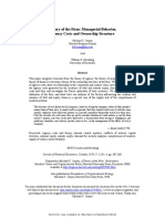 Theory of The Firm: Managerial Behavior, Agency Costs and Ownership Structure