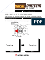 Modification of The Turbocharger: The Turbocharger Has Been Changed For Further Improved Reliability