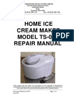 Ice Cream Maker Repair Manual TS 009 Repair Manual