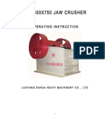 PEF500X750 Jaw Crusher