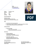 Homer T. Rio: Contact # 0995 036 4039 (Globe) Address: A.S. Fortuna ST, Banilad Mandaue City Email: Personal Background