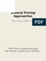 General Pricing Approaches Final (By Bilal)