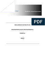 Reglamento de Prácticas: Facultad de Ciencias Empresariales