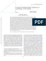 A Qualitative Meta-Analysis Examining Clients' Experiences of Psychotherapy