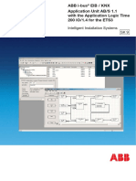 ABB I-Bus Eib / KNX Application Unit AB/S 1.1 With The Application Logic Time 200 IO/1.4 For The ETS3