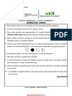 Prova de Concurso IFSUL 2015 Biologia