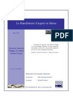 Blanchiment Argent Suisse - Sans Biblio Ziegler PDF