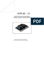 Hybrid Universal Analog Digital Voltage Regulator Operation Manual