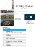 Town Planning AP-412: City of Lights Paris, France & Capital of Gujrat, Gandhinagar