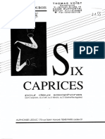 Dubois - Six Caprices