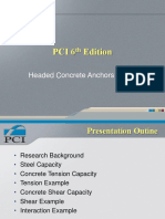 PCI 6th Edition - Headed Concrete Anchors (HCA)