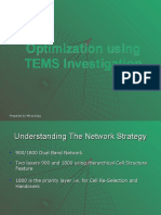 Optimization Using TEMS Investigation