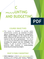 Public Accounting and Budgeting