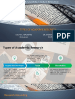 Types of Academic Research