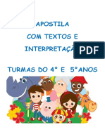 Apostila de Textos e Interpretação 4 e 5 Anos CC