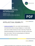 Intellectual Disability/Mental Retardation: Presented By: Miahlee Madrid & Rose Ann Padilla