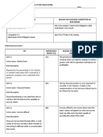 StraMa Worksheet 9 Competitive Profile Matrix