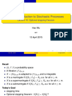 18.445 Introduction To Stochastic Processes: Lecture 16: Optional Stopping Theorem