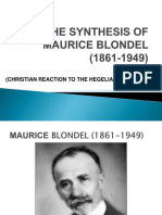 The Synthesis of Maurice Blondel 1861 1949