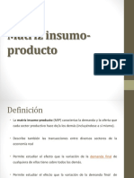 Matriz Insumo Producto