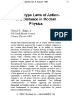 Weber-Type Laws of Action-at-a-Distance in Modern Physics