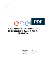 Reglamento Interno de Seguridad y Salud en El Trabajo V08 - 2019