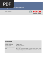 Digital Pressure Sensor: Bosch Sensortec