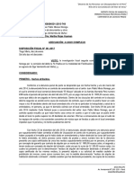 Declaratoria de Caso Complejo Falsificacion de Documentos y Otros