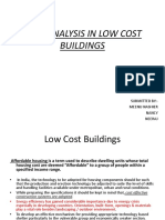 Cost Analysis in Low Cost Buildings: Submitted By:-Meenu Nashier Nancy Neeraj