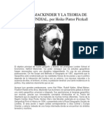 Halford Mackinder y La Teoria de La Isla Mundial