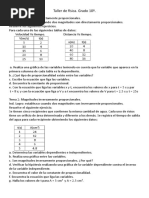 Taller de Física. Magnitudes Direct