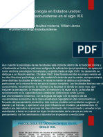 Pionero de La Psicología en Estados Unidos: La Psicología Estadounidense en El Siglo XIX