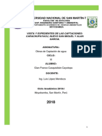 Informe Final de Obras de Captación