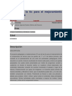 Impletando La Tic para El Mejoramiento de La Lectura