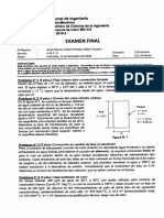 Examen Final: Universidad Nacional de Ingeniería