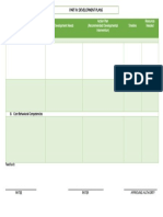 Strengths Development Needs Action Plan (Recommended Developmental Intervention) Timeline Resources Needed