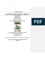 Internship Report A Study On The Applicability of Graham'S Portfolio Model in Indian Equity Markets Using Nse-500 Index Adhithya.K.S