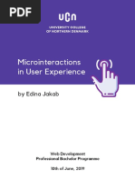 Microinteractions in User Experience