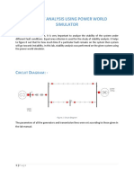 Stability Analysis Using Power World Simulator