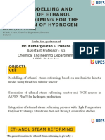 Process Modelling and Simulation of Ethanol Steam Reforming For The Production of Hydrogen