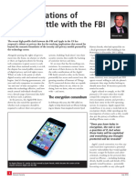 2016 The Implications of Apple's Battle With The FBI