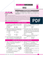 Sample Paper Syllabus 2019-20: Class